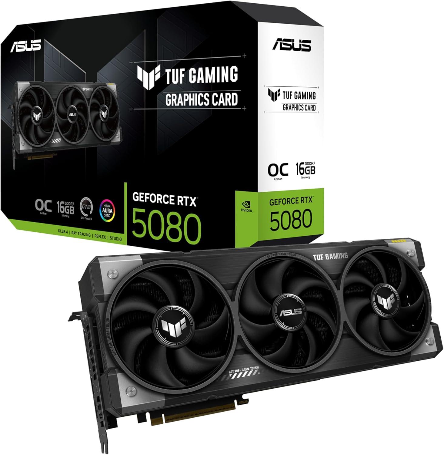ASUS TUF Gaming GeForce RTX ™ 5080 16GB GDDR7 OC Edition Image