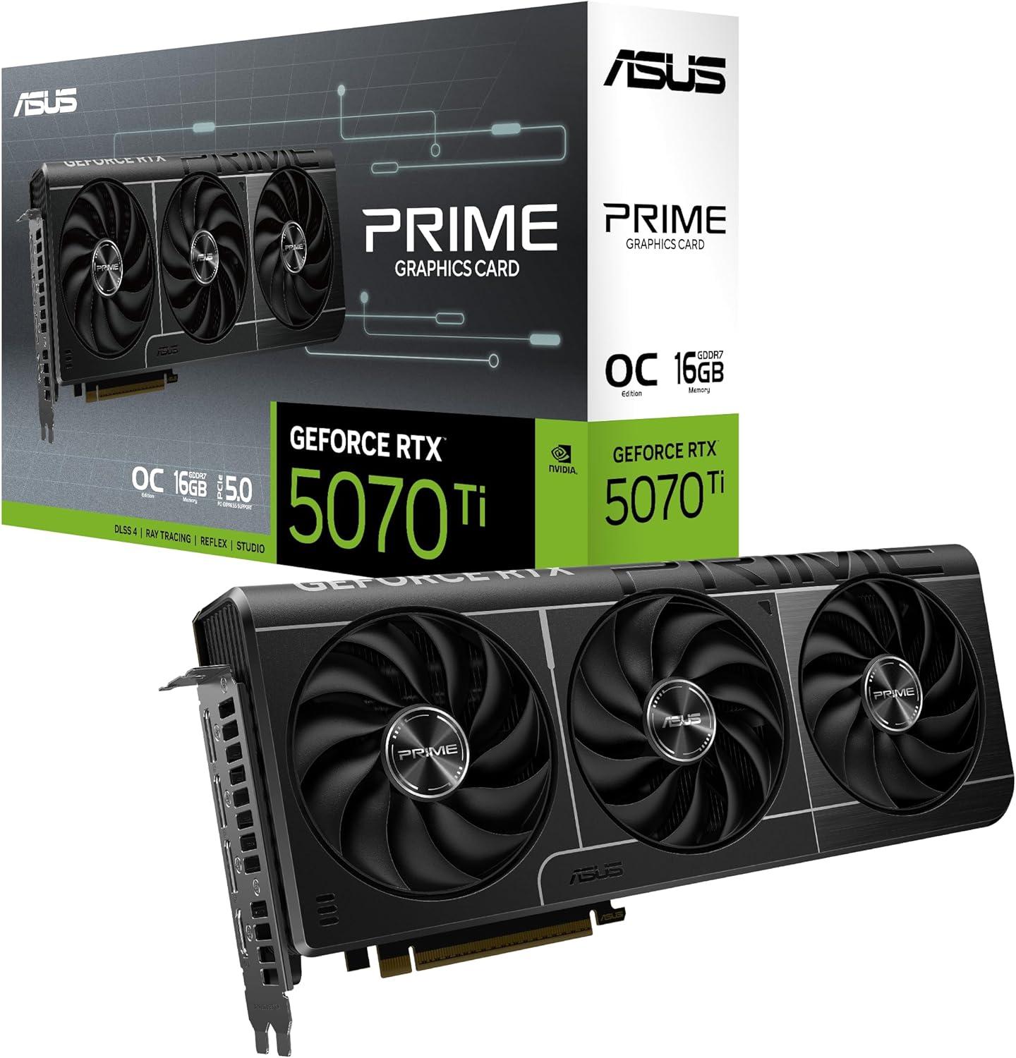 ASUS The SFF-Ready Prime GeForce RTX™ 5070 Ti OC Edition Image