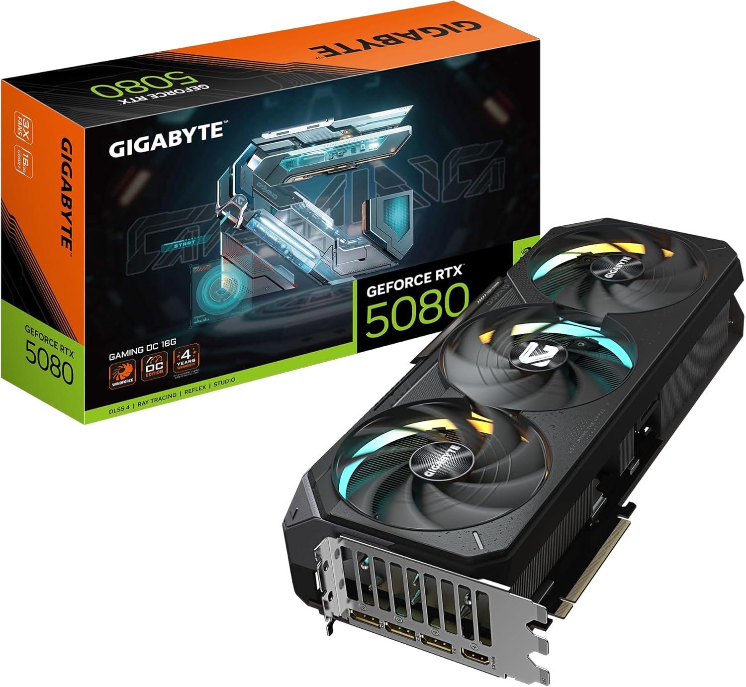 Gigabyte GeForce RTX 5080 Gaming OC 16G Image