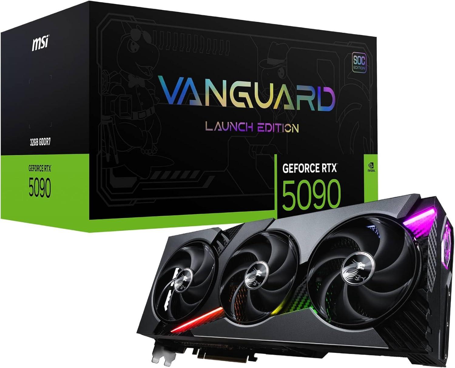 MSI GeForce RTX 5090 32G Vanguard SOC Image