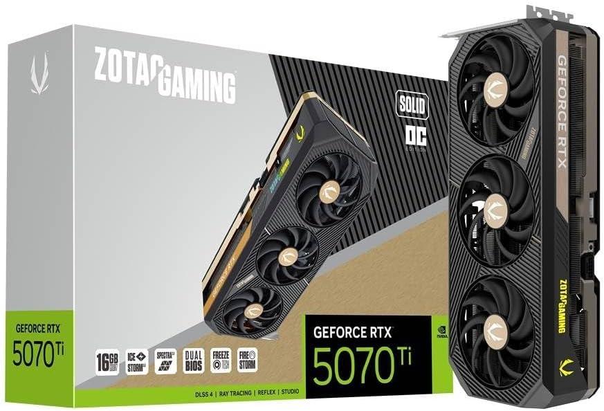 ZOTAC Gaming GeForce RTX 5070 Ti Solid OC Image